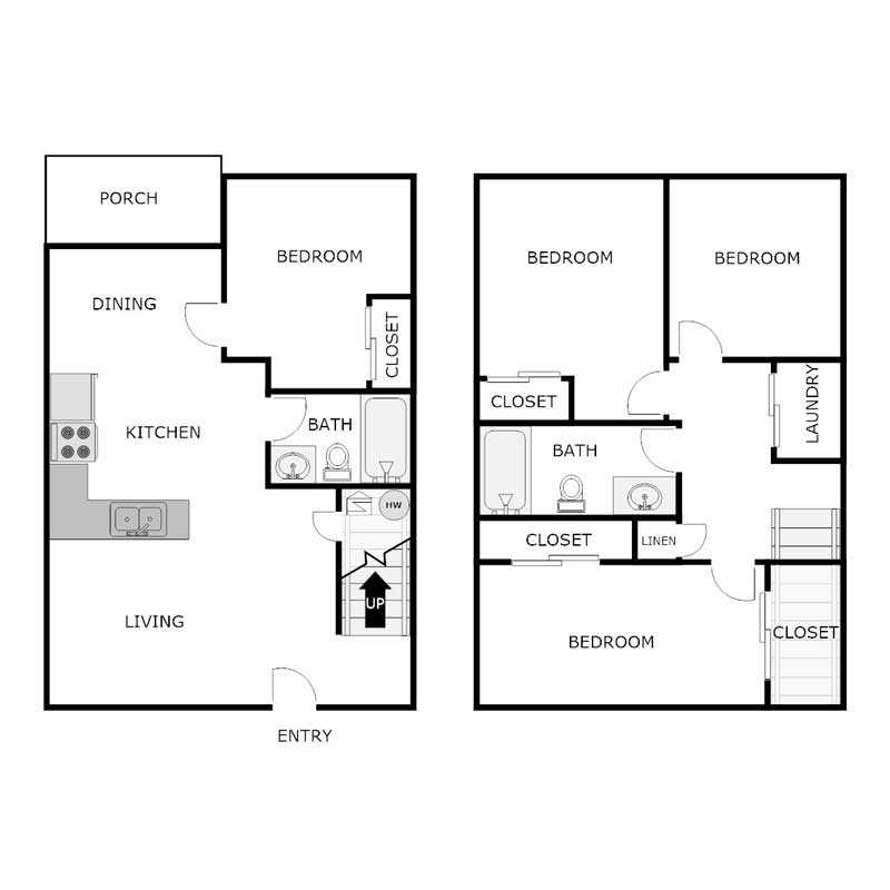 Floor Plans Nicholasville Greens Nicholasville, KY A PRE/3 Property